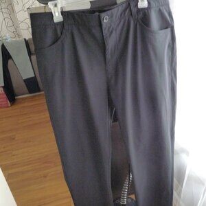 VUORI MAN CASUAL BLACK PANTS S#V430 EXCELLENT PREOWNED CONDITION SIZE 36